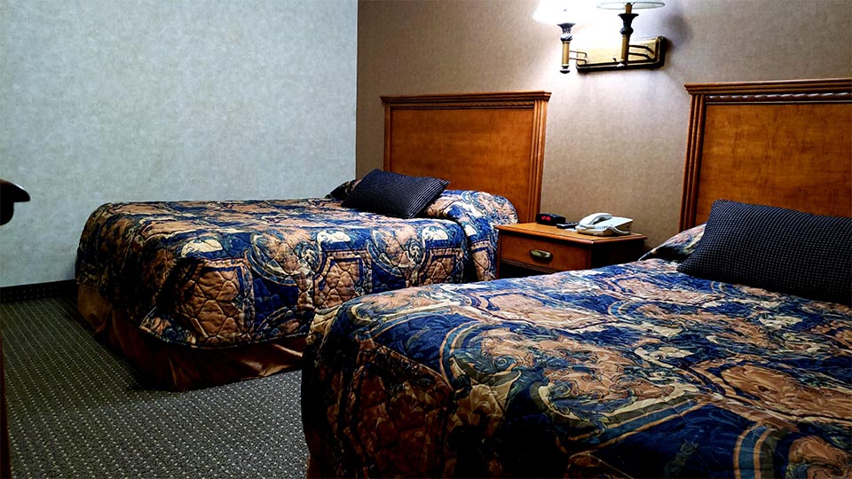 ADA Double Queen Suite beds