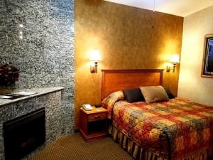 Photo of a Rushmore Express Fireplace Bedroom—Adventure Travel at Its Best!