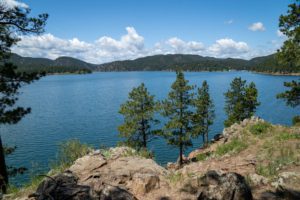 Photo of Pactola Lake in the Black Hills.
