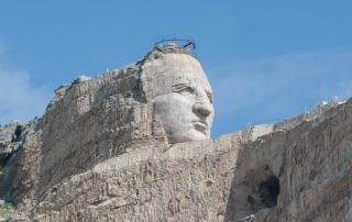 People on a Crazy Horse Memorial Tours.