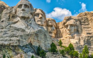 A photo of Mount Rushmore, which is part of our South Dakota Vacation Guide.