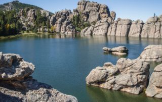 A photo of one of the many Black Hills Lakes.